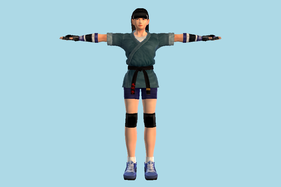 Tekken Jun Tag Tournament 3d model